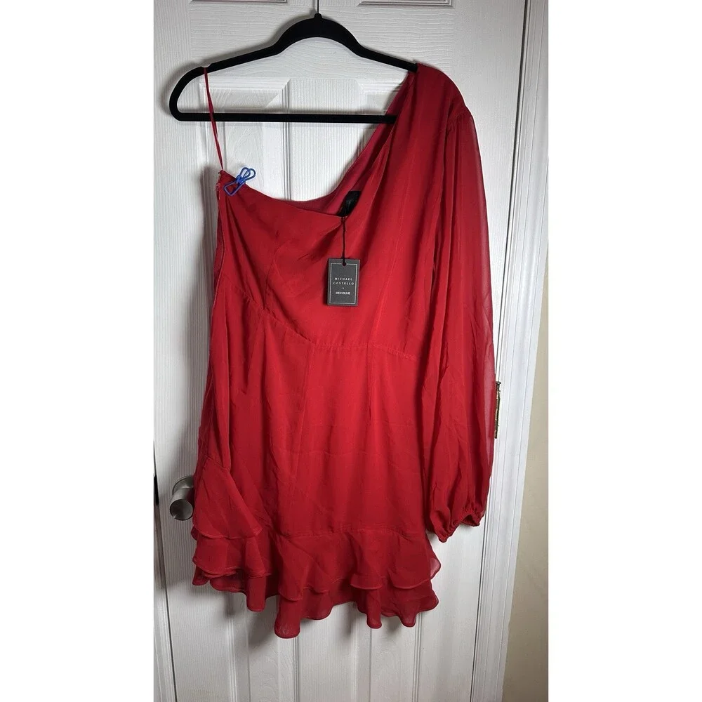 NWT Michael Costello X Revolve Sunny Mini Dress $248 Size XL - Picture 10 of 10